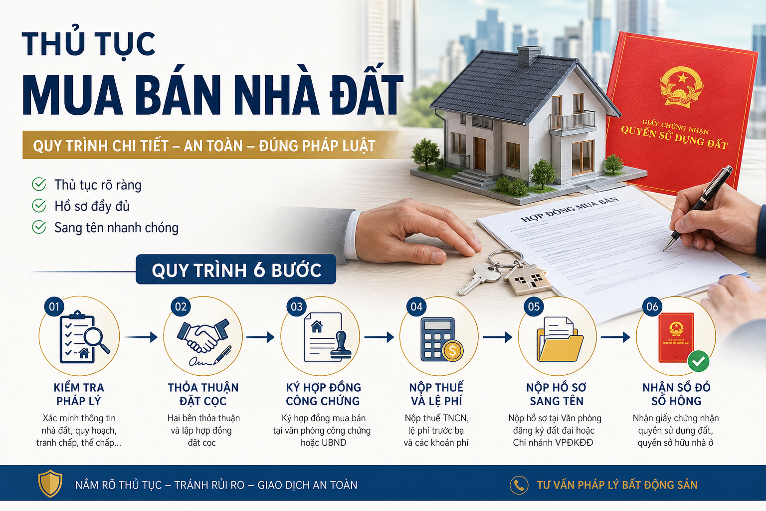 Quy Trình Thủ Tục Mua Bán Nhà đất